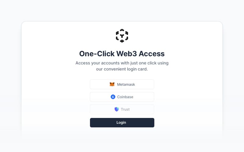 Web 3.0 Login