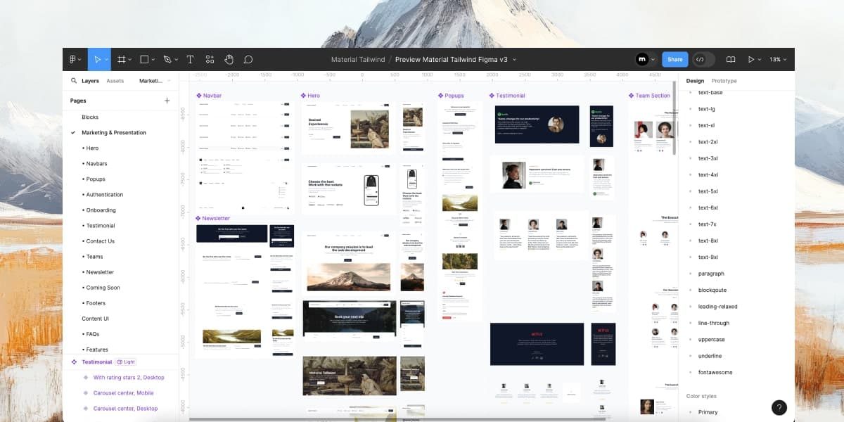 Marketing & Presentation Blocks